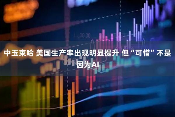 中玉束哈 美国生产率出现明显提升 但“可惜”不是因为AI